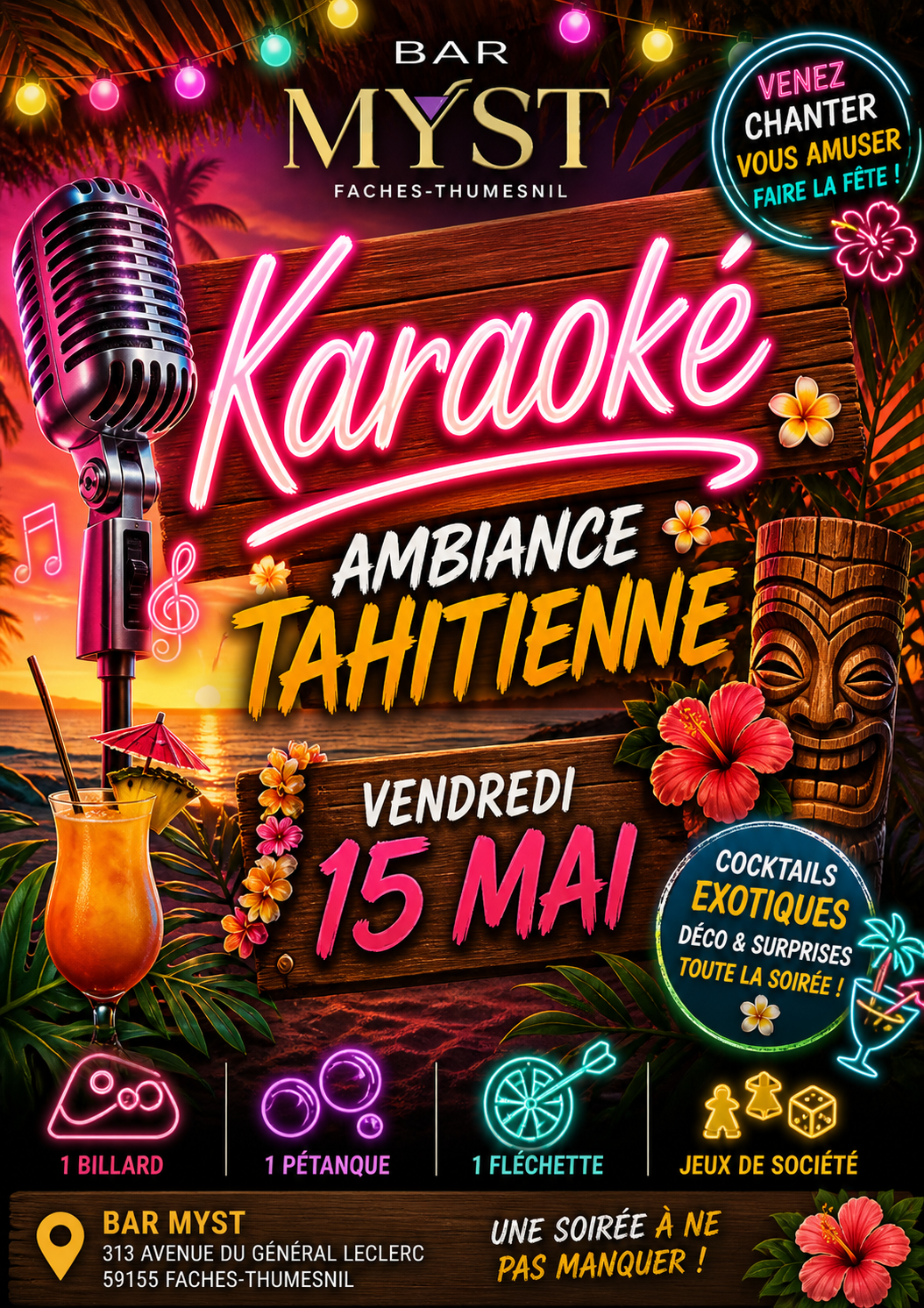Affiche événement